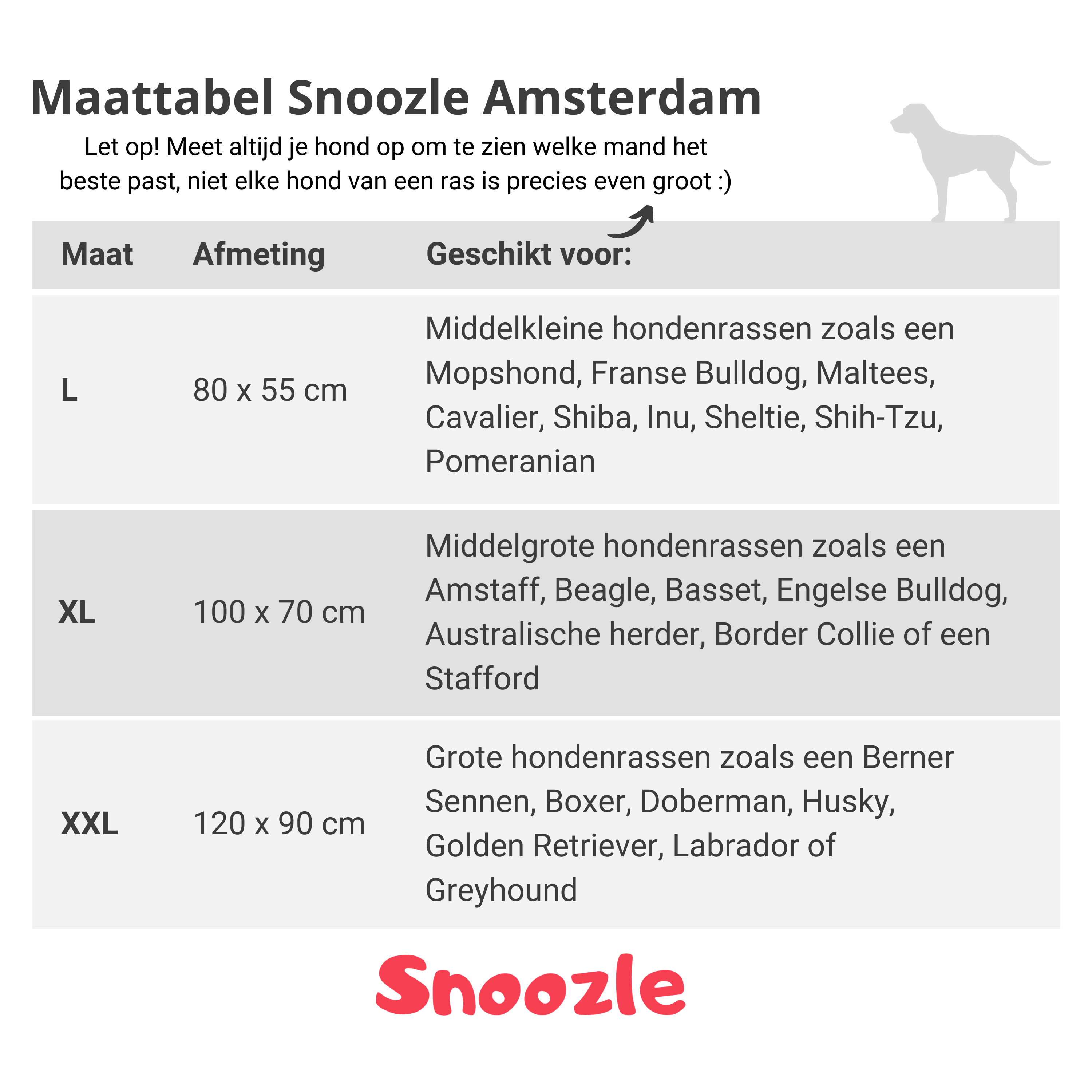 Snoozle Hondenkussen Amsterdam - Orthopedisch
