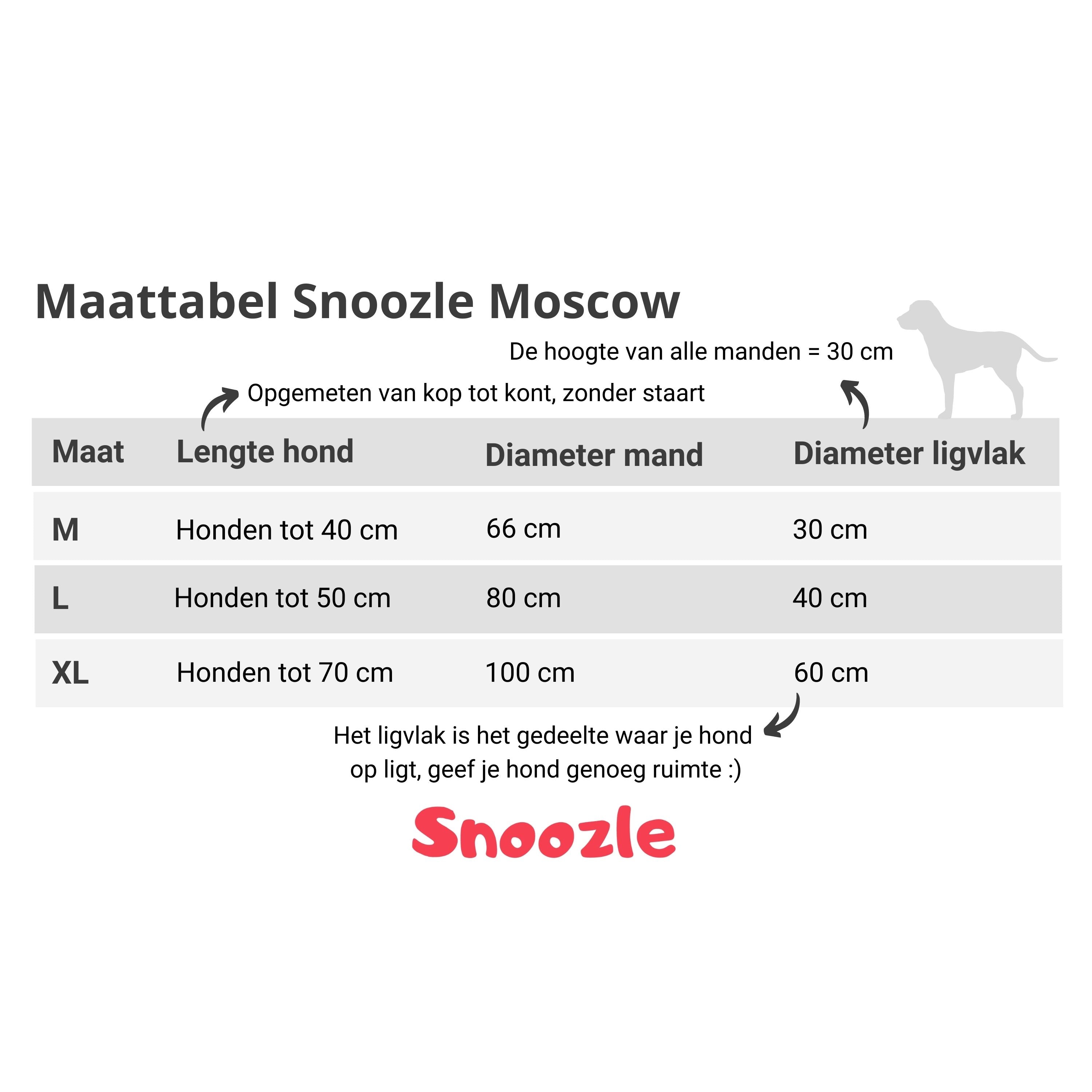 Snoozle Hondenmand Moscow